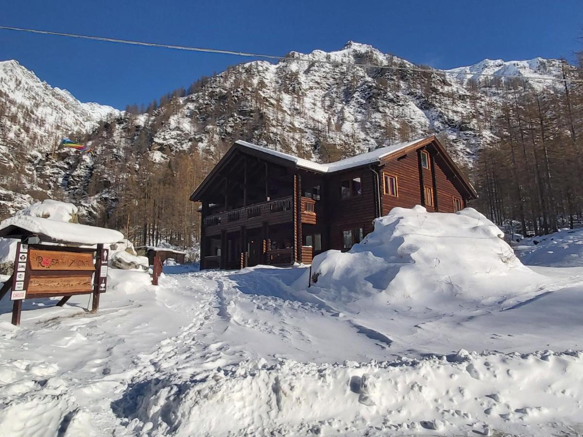 Chalet Rosa Dei Monti Piamprato Exterior photo